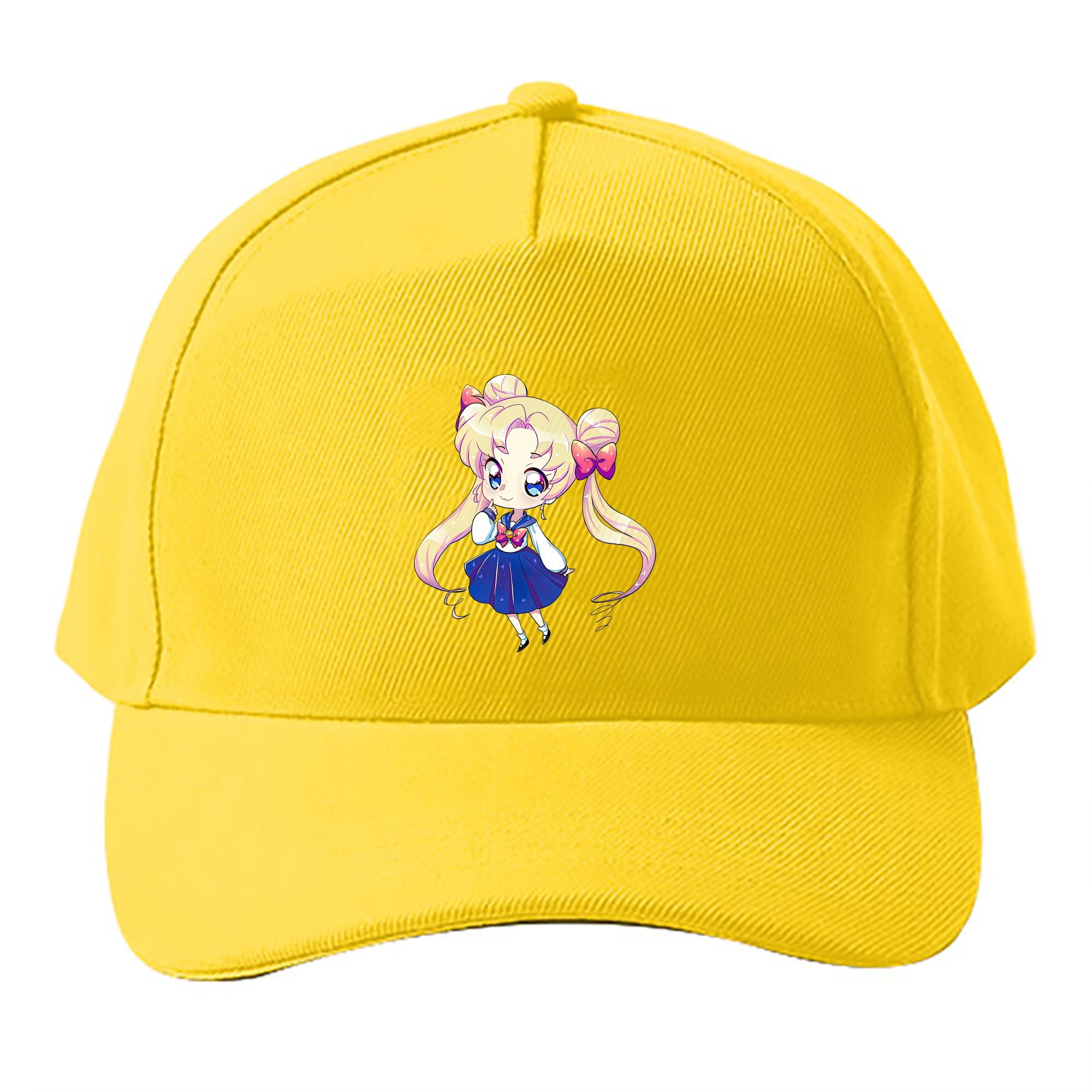 （画像用） 美少女戦士セーラームーン 月野 うさぎ つきの うさぎ Sailor Moon Tsukino Usagi ベースボールキャップ 綿100％ 男女兼用 帽子 スポーツ